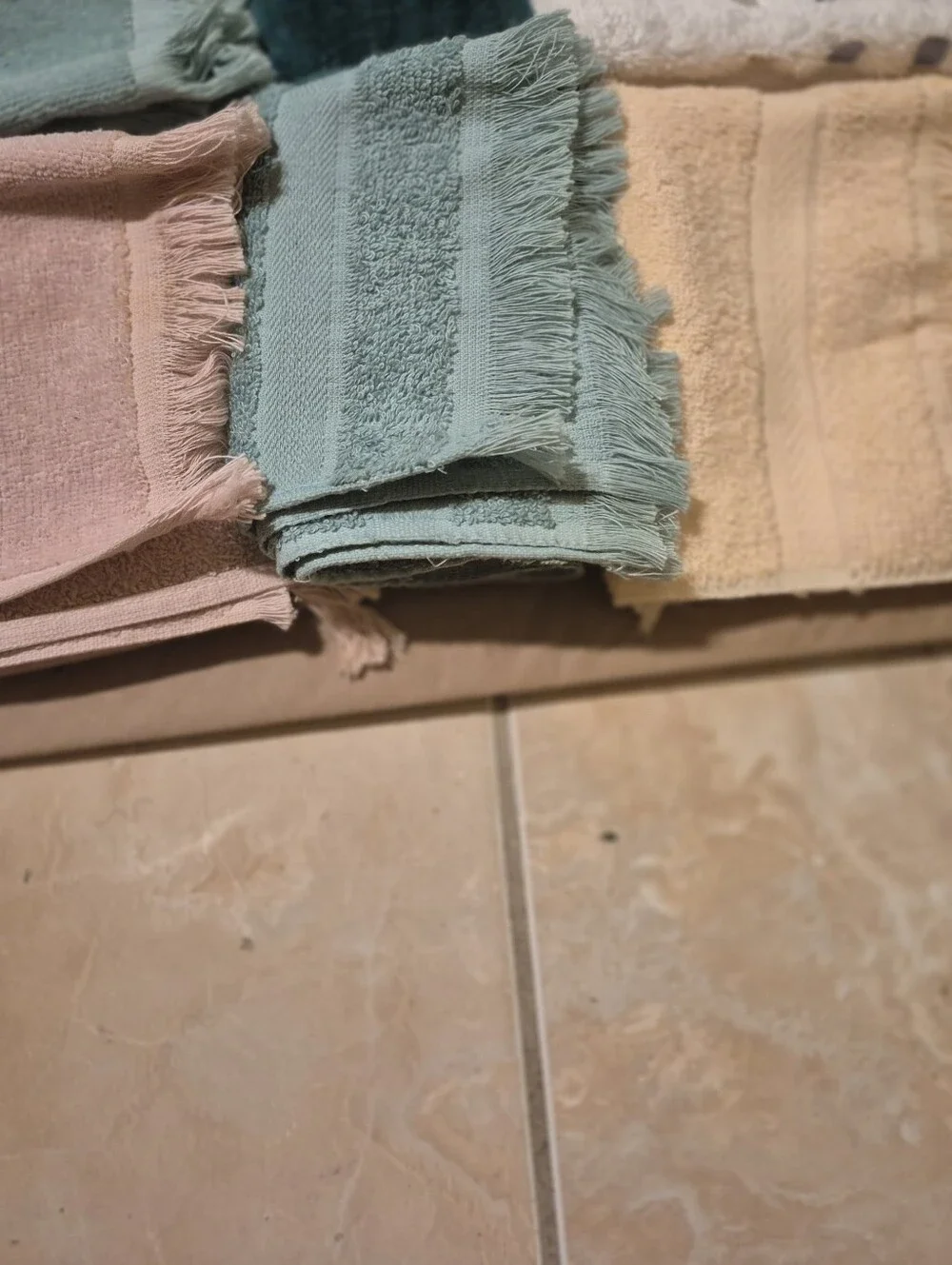 16 Single High Quality Extra Fancy Face Towels New